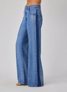 Anya Side Tacked Released Jean | Vintage Laguna Wash