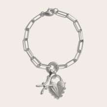 Spiked Heart Zodiac Charm Bracelet | Sterling Silver | Multi
