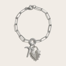 Spiked Heart Zodiac Charm Bracelet | Sterling Silver | Multi