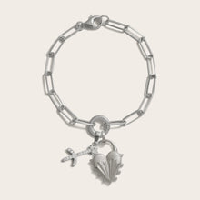 Spiked Heart Zodiac Charm Bracelet | Sterling Silver | Multi
