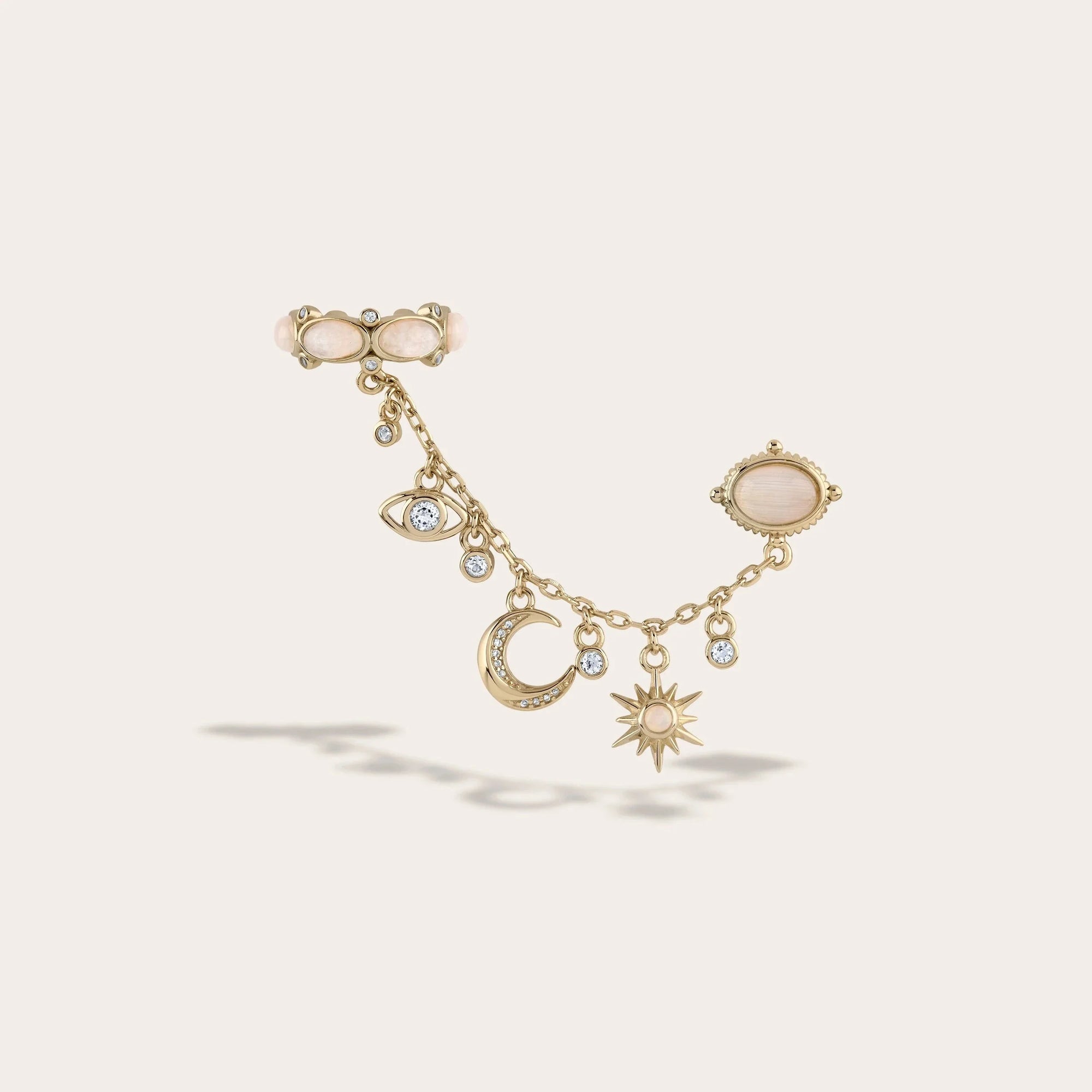 Oracle Ear Swag | 14K Yellow Gold Vermeil
