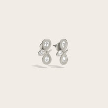 Infinity Snake Studs | Sterling Silver
