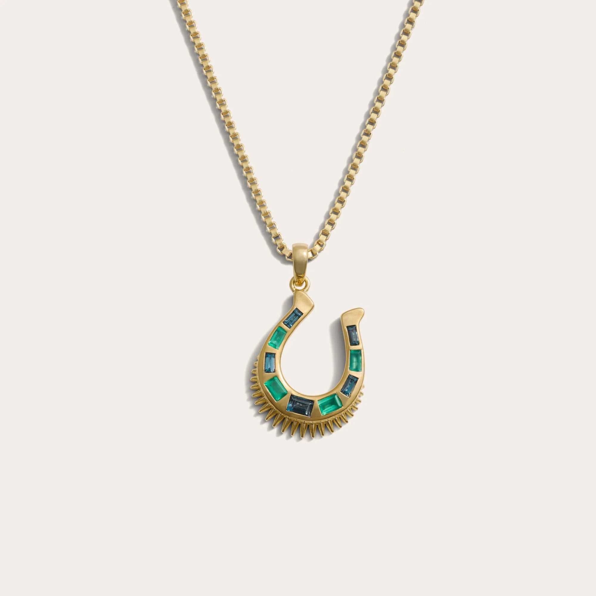 Lucky Horseshoe Necklace | 14K Yellow Gold Vermeil