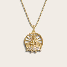 Lady Buddha Necklace | 14K Yellow Gold Vermeil