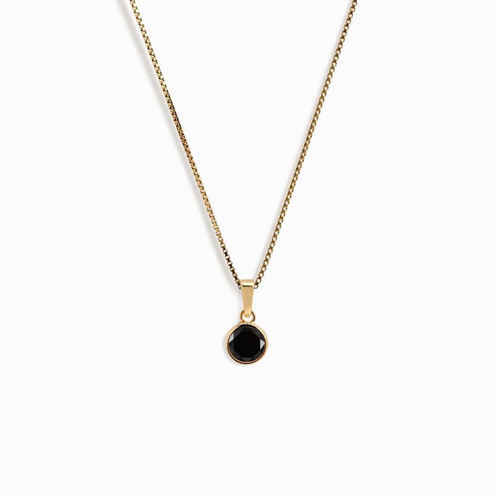 Gemstone Necklace | 14K Yellow Gold Vermeil | Multi