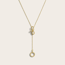 Infinity Snake Charm Lariat | 14K Yellow Gold Vermeil