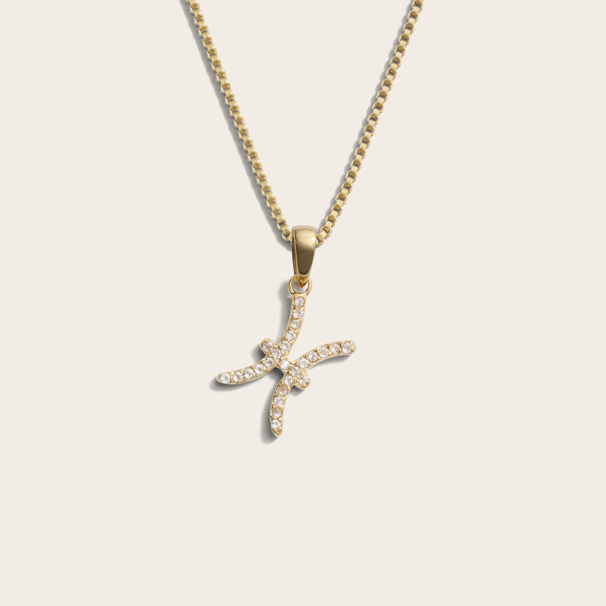 Zodiac Gemstone Necklace | 14K Yellow Gold Vermeil