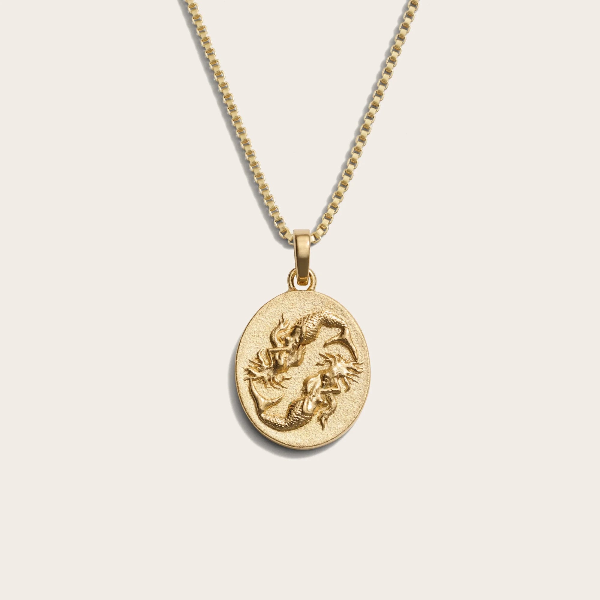 Zodiac Goddess Necklace | 14K Yellow Gold Vermeil