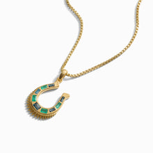 Lucky Horseshoe Necklace | 14K Yellow Gold Vermeil