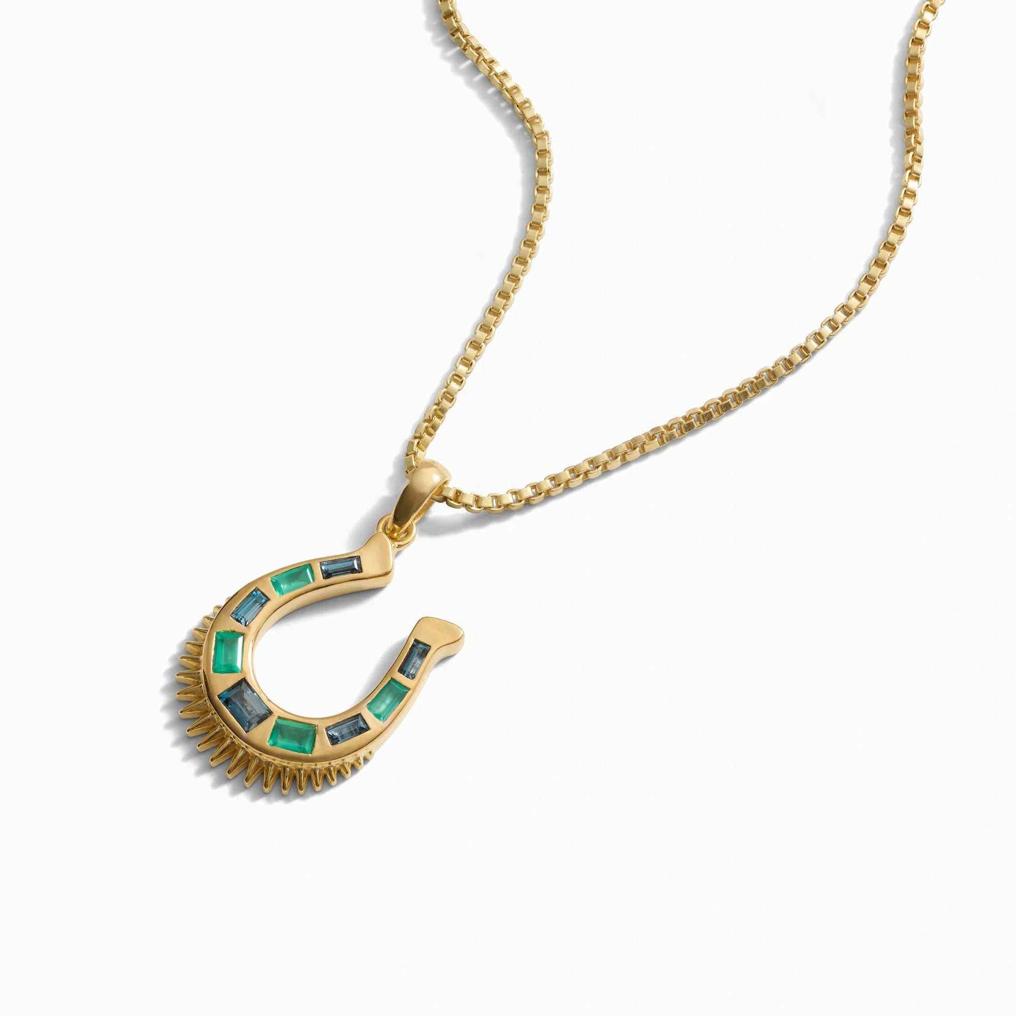 Lucky Horseshoe Necklace | 14K Yellow Gold Vermeil
