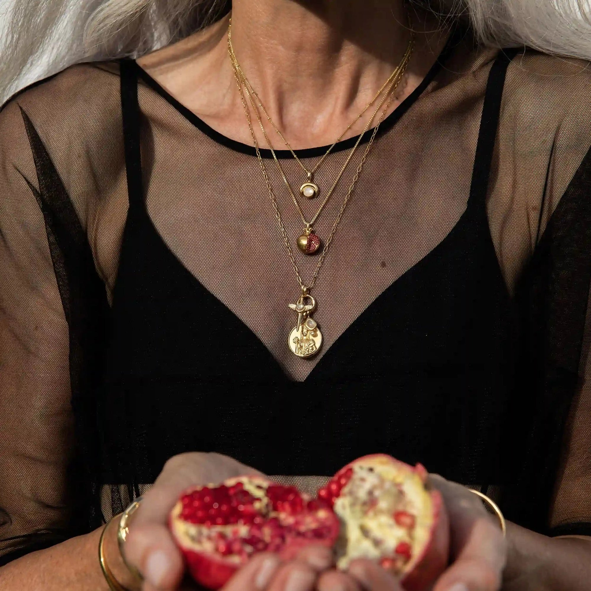Persephone Necklace | 14K Yellow Gold Vermeil