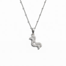 Gemstone Zodiac on Saturn Chain | Sterling Silver