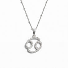 Gemstone Zodiac on Saturn Chain | Sterling Silver
