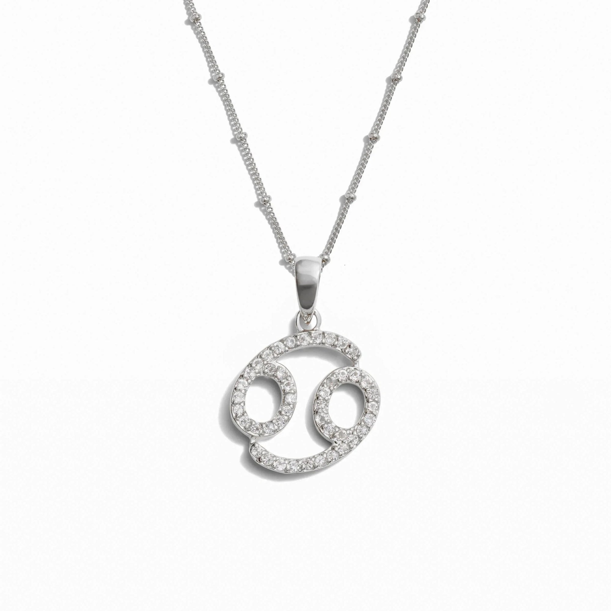 Gemstone Zodiac on Saturn Chain | Sterling Silver