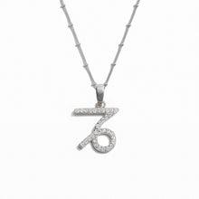 Gemstone Zodiac on Saturn Chain | Sterling Silver