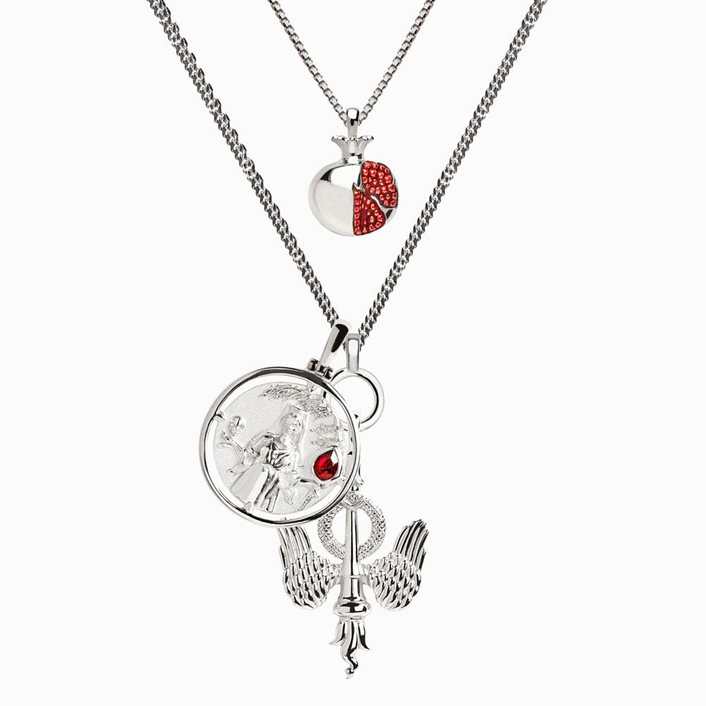 Forbidden Fruit Necklace Set | Sterling Silver