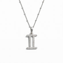 Gemstone Zodiac on Saturn Chain | Sterling Silver