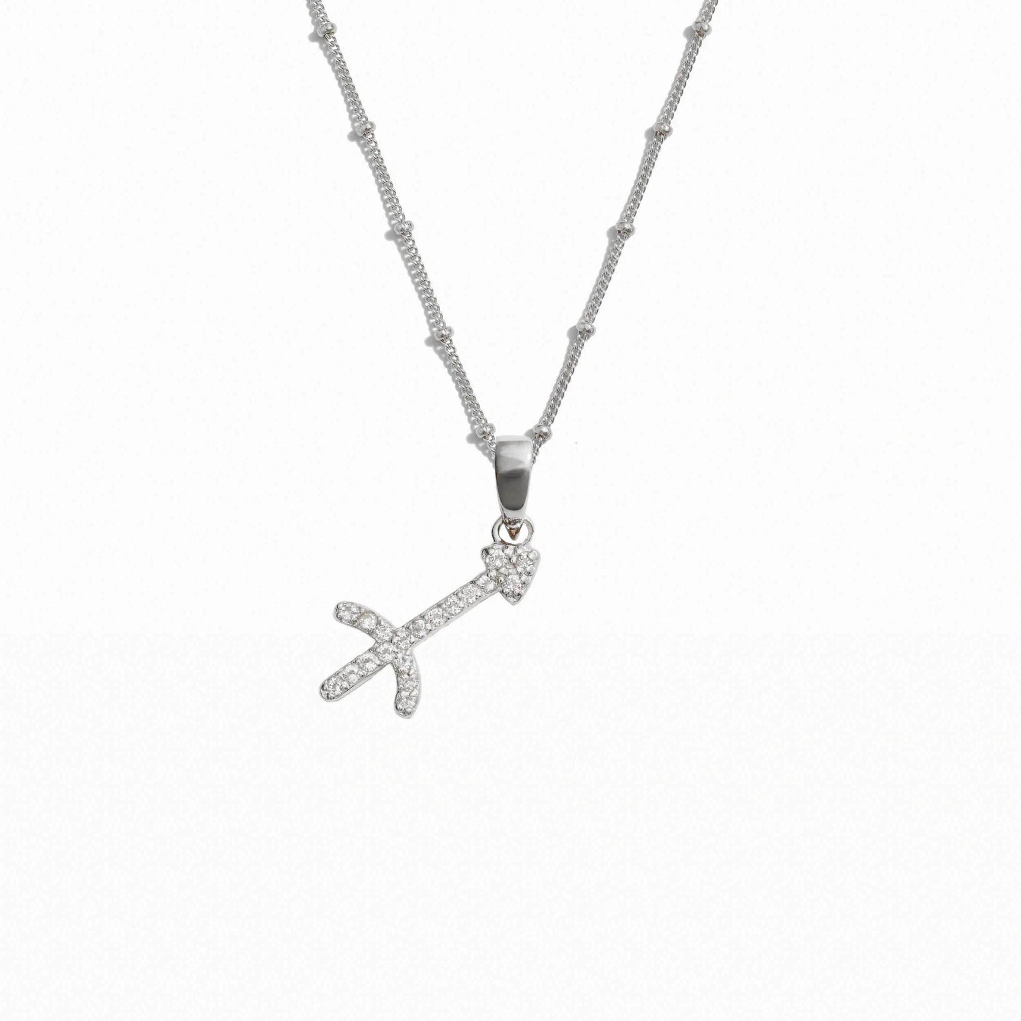 Gemstone Zodiac on Saturn Chain | Sterling Silver