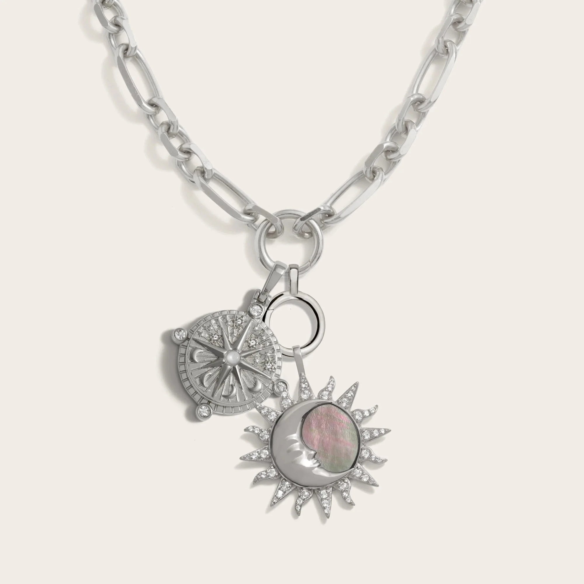 True North Charm Necklace | Sterling Silver