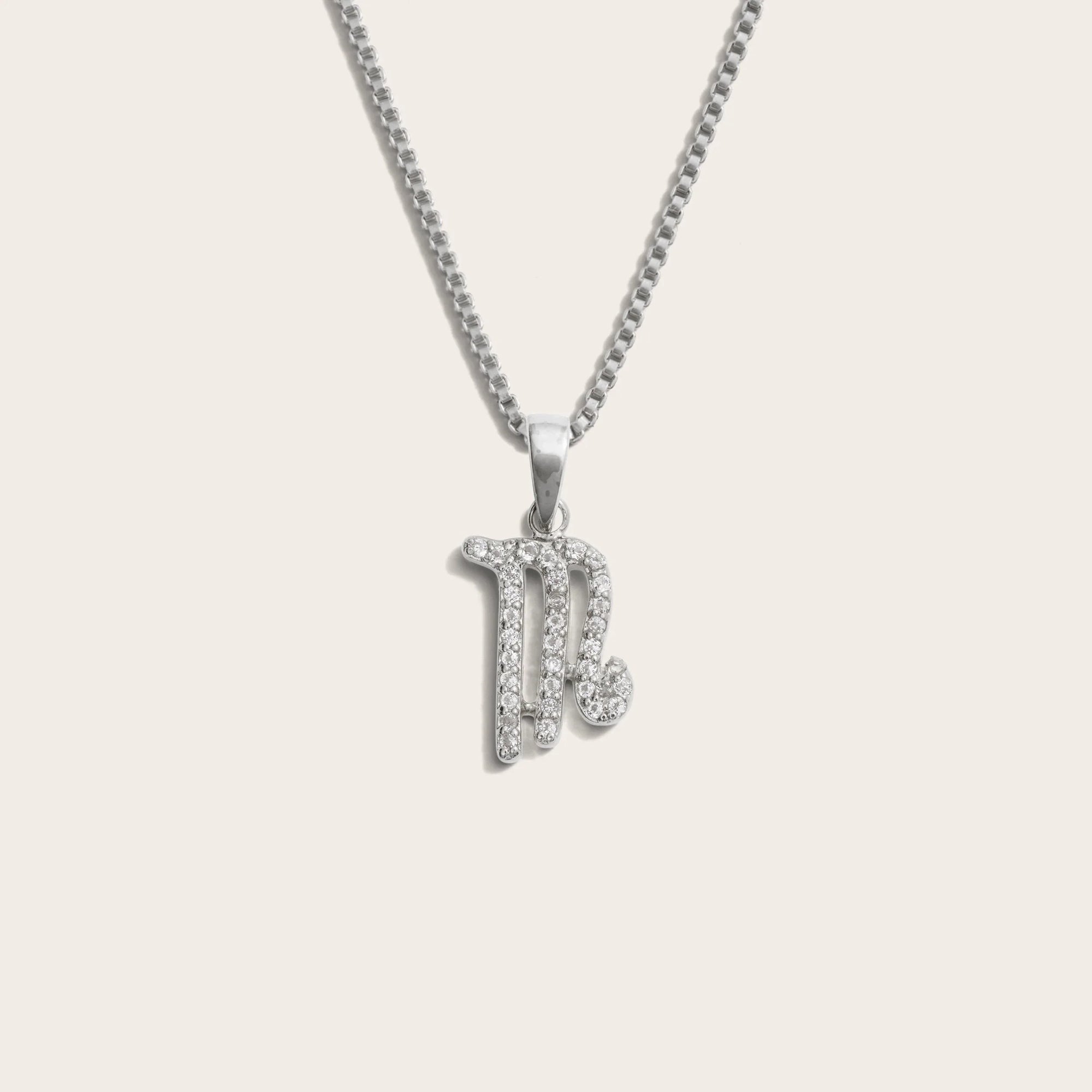 Zodiac Gemstone Necklace | Sterling Silver