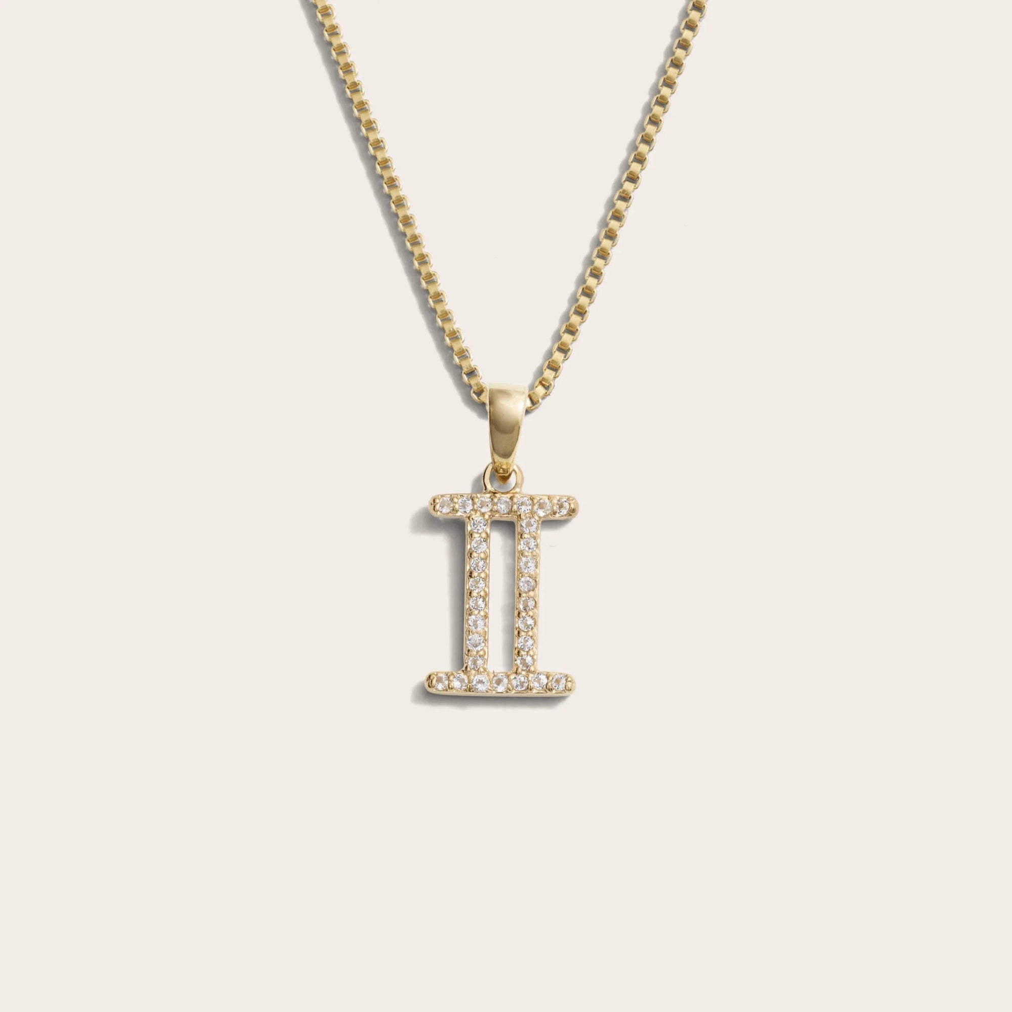 Zodiac Gemstone Necklace | 14K Yellow Gold Vermeil
