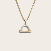 Zodiac Gemstone Necklace | 14K Yellow Gold Vermeil
