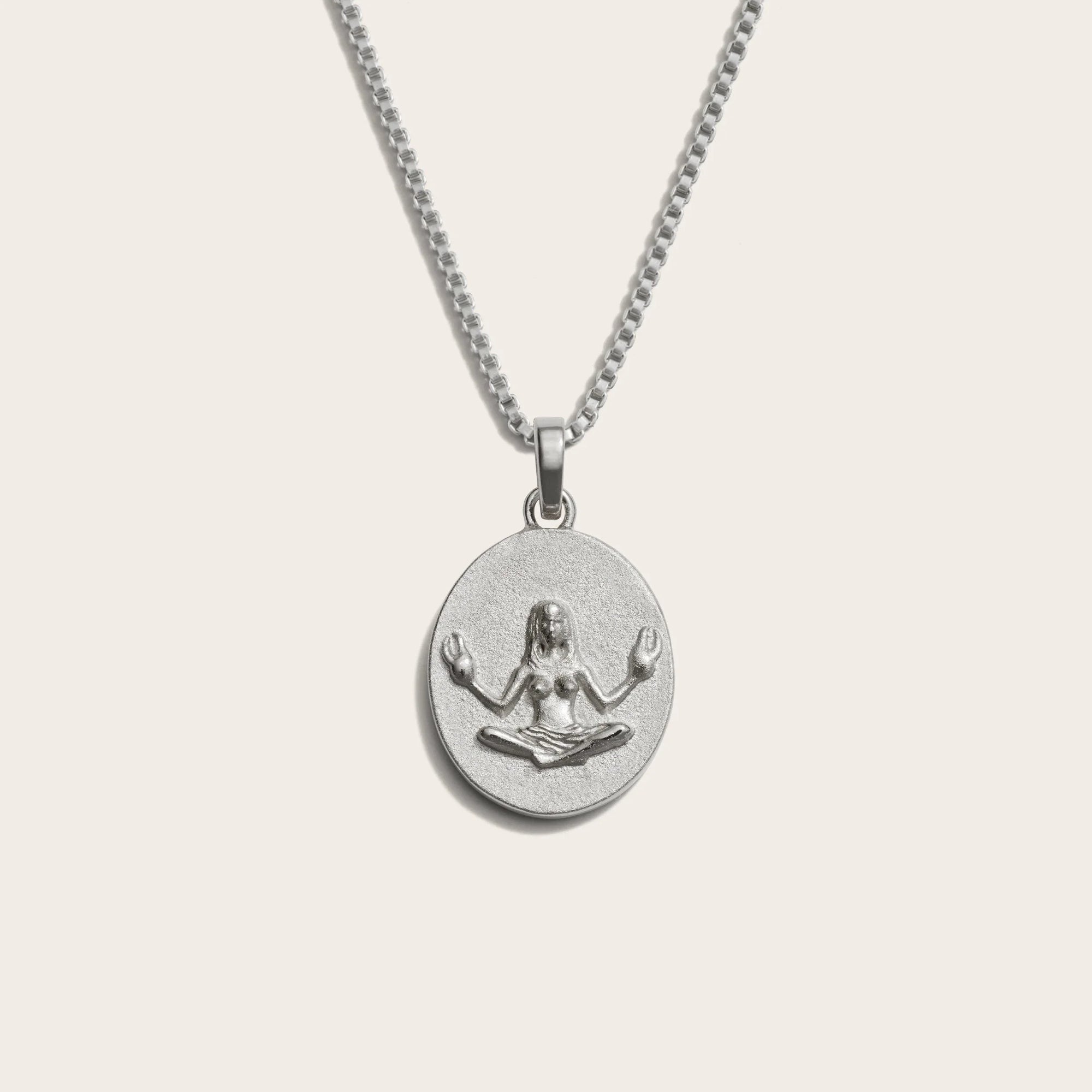 Zodiac Goddess Necklace | Sterling Silver