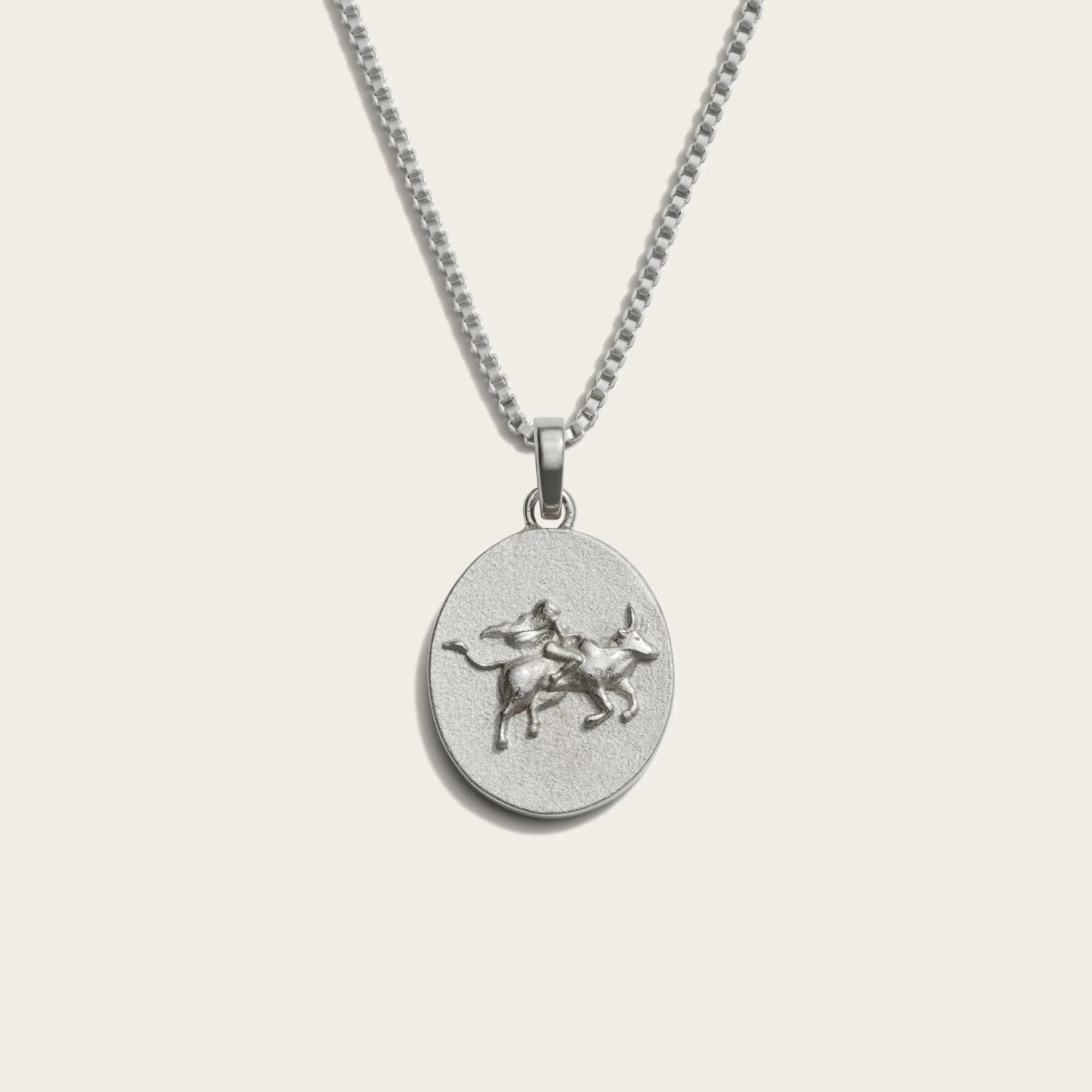 Zodiac Goddess Necklace | Sterling Silver