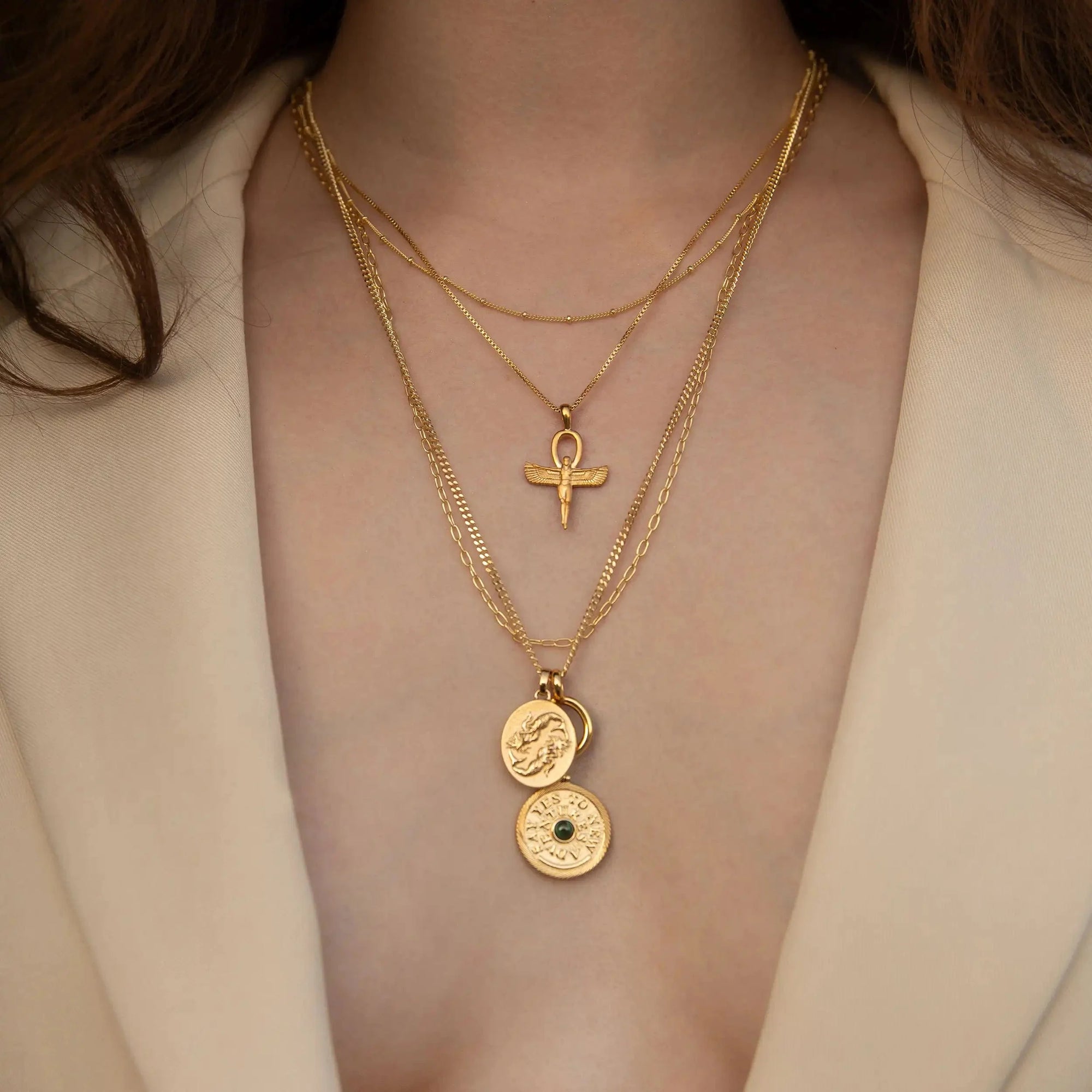 Zodiac Goddess Necklace | 14K Yellow Gold Vermeil