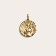Goddess Coin Pendant | 14K Yellow Gold Vermeil