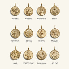 Goddess Coin Pendant | 14K Yellow Gold Vermeil