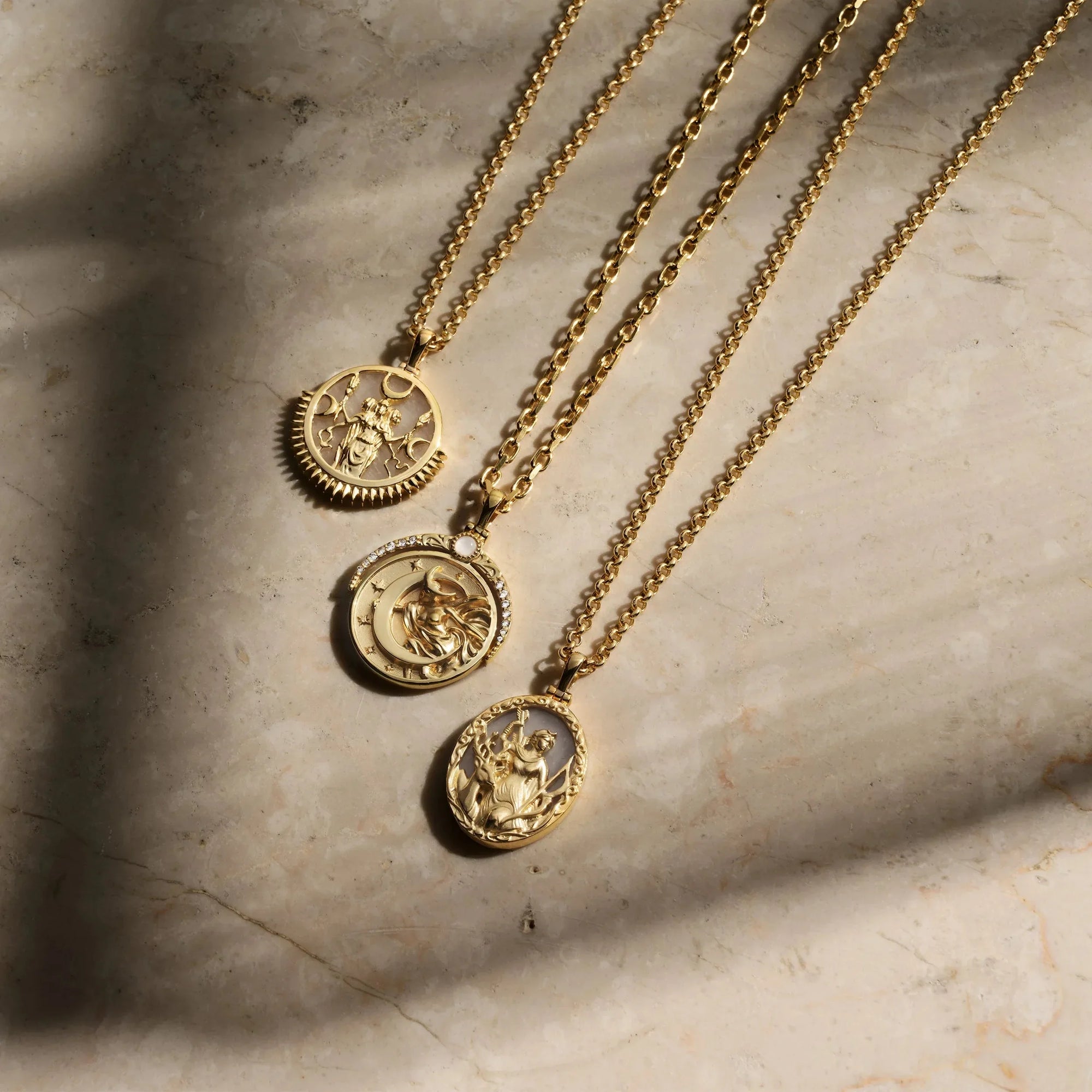 Special Edition Hecate Necklace | 14K Yellow Gold Vermeil