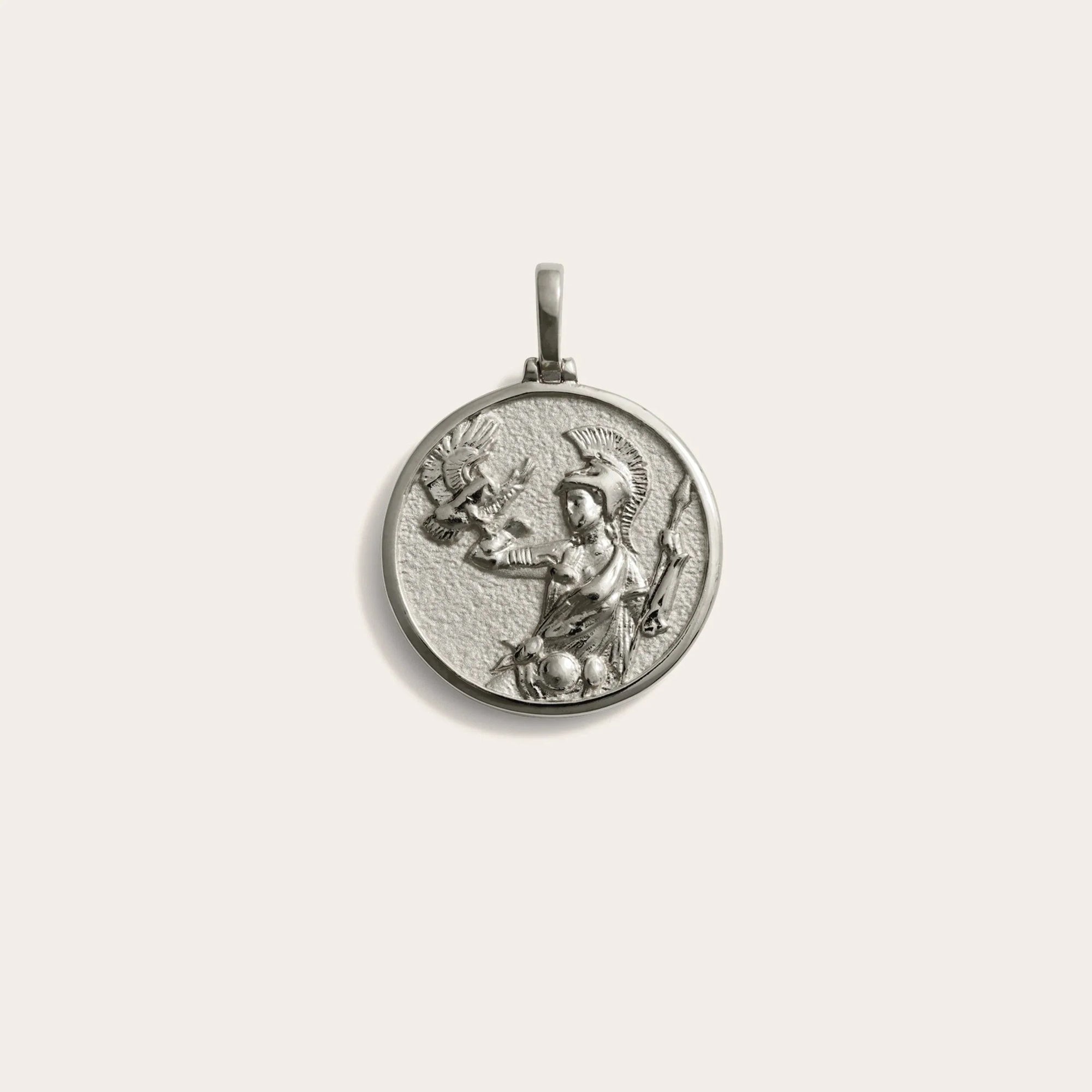Goddess Coin Pendant | Sterling Silver