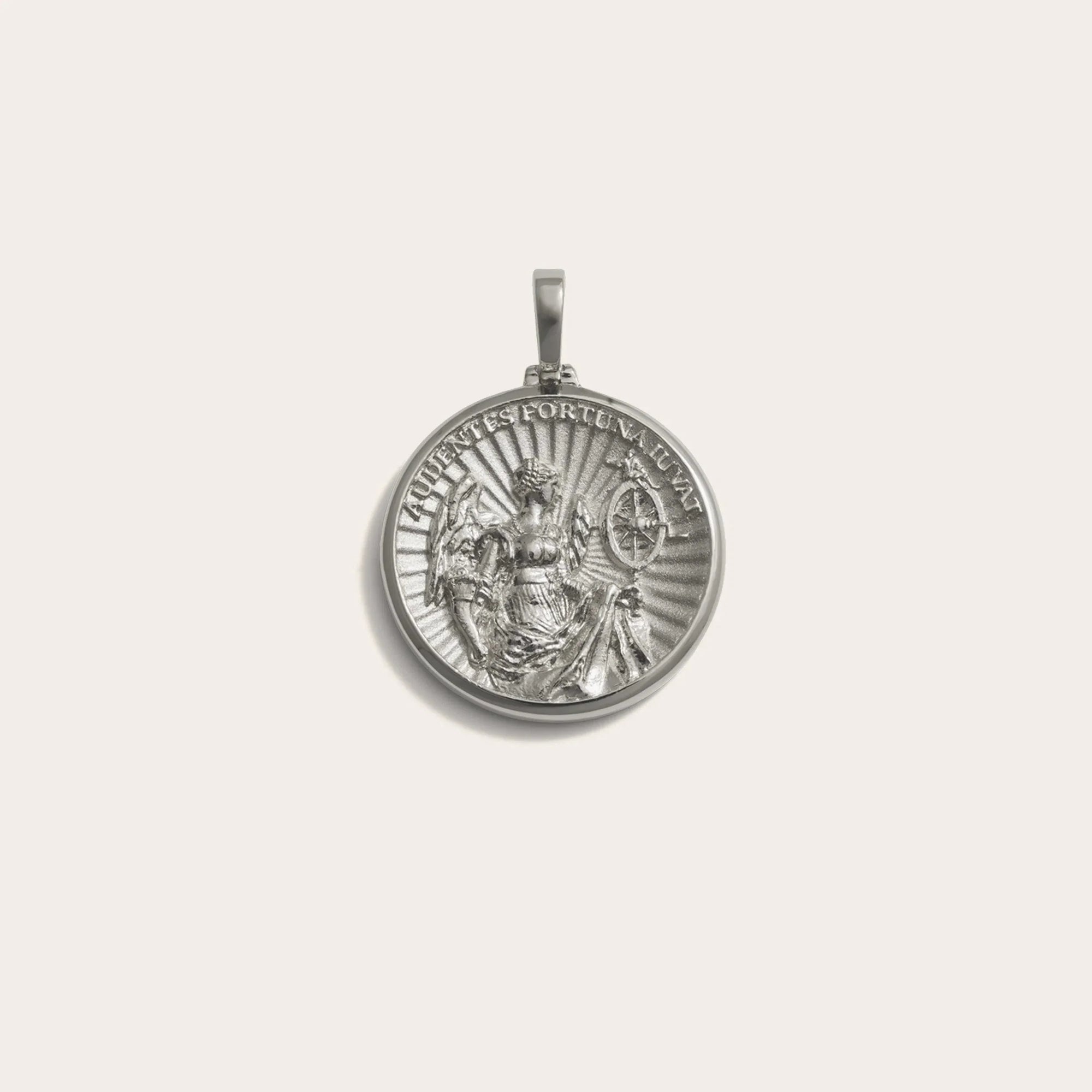 Goddess Coin Pendant | Sterling Silver