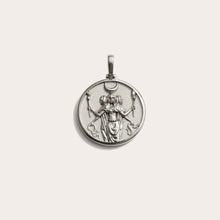 Goddess Coin Pendant | Sterling Silver