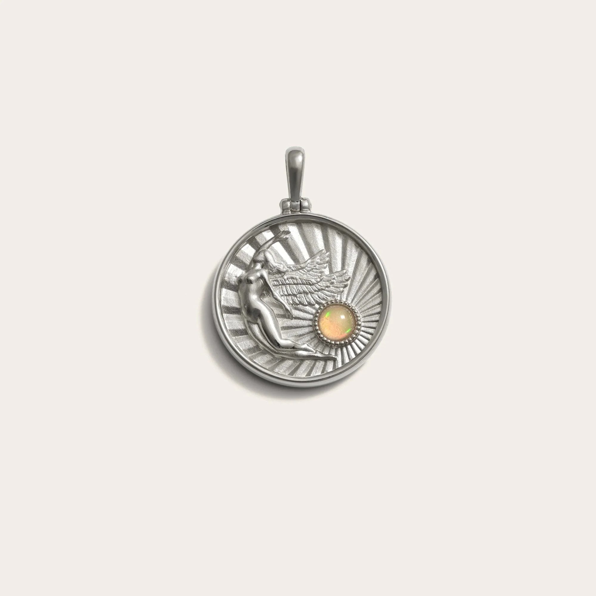 Goddess Coin Pendant | Sterling Silver