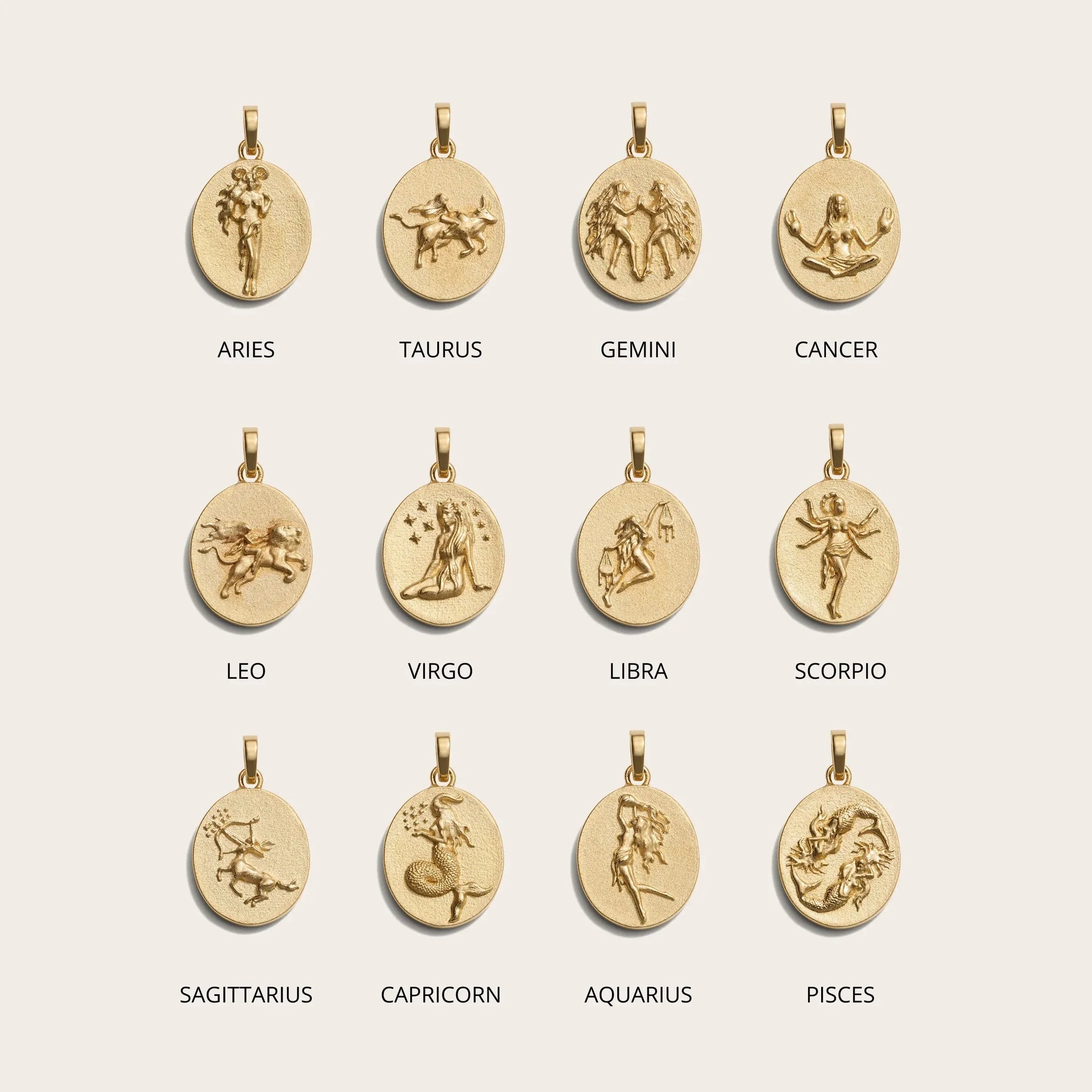 Zodiac Goddess Necklace | Sterling Silver
