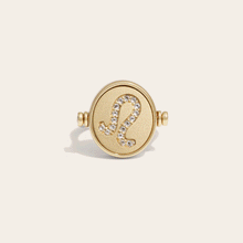 Leo & Fire Flip Ring | 14K Yellow Gold Vermeil