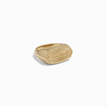 Gratitude Affirmation Ring | 14K Yellow Gold Vermeil