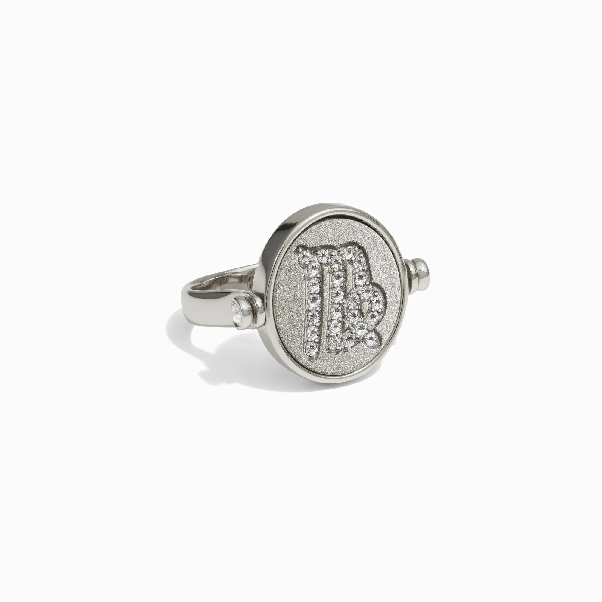 Virgo & Earth Flip Ring | Sterling Silver