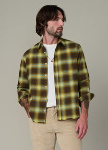 Keanu Beech Plaid Shirt – classic and stylish choice in men's shirts for everyday wear.