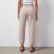 Soft Knit Textured Cuffed Jogger | Women | Taupe