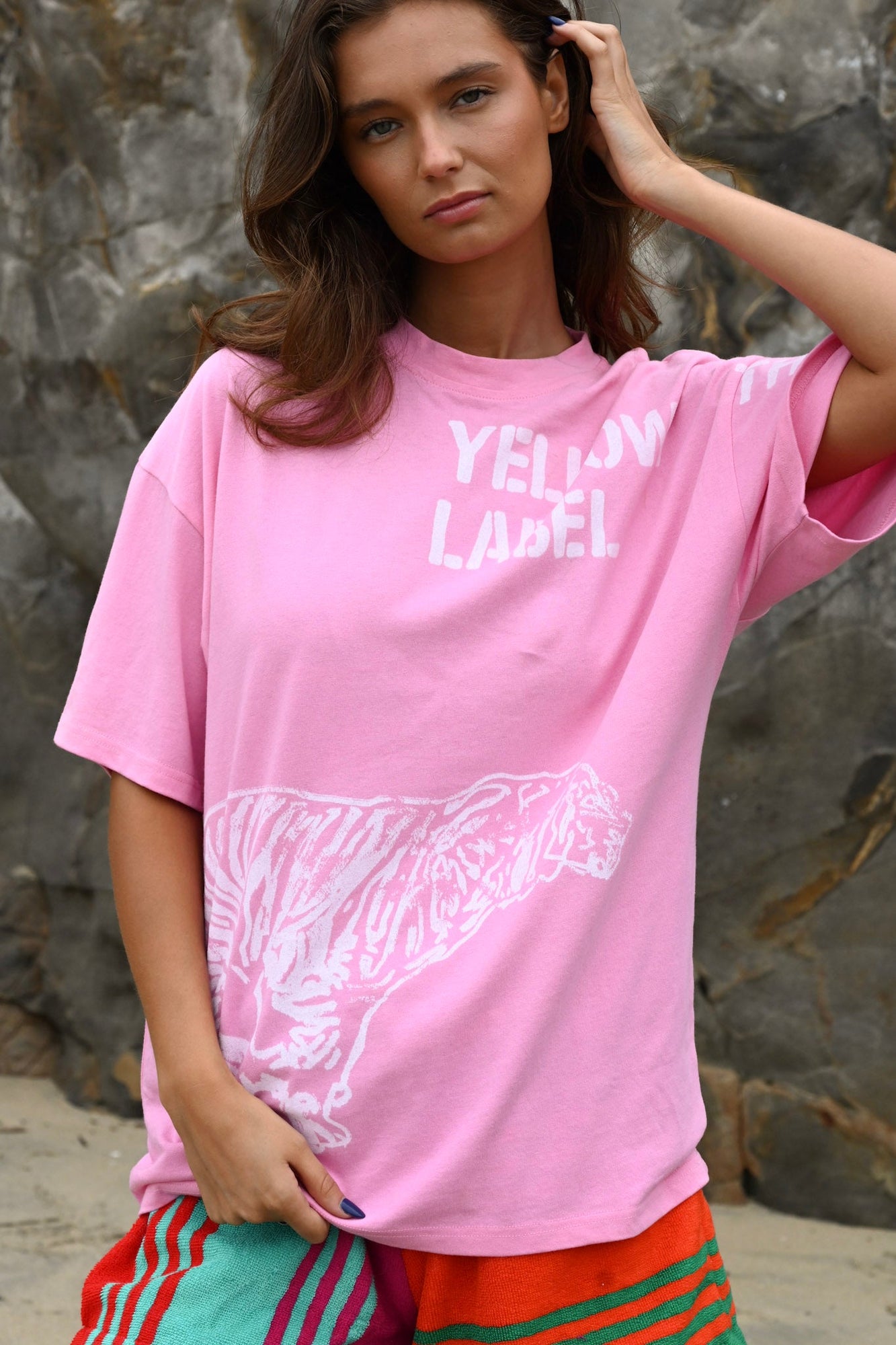 Batik Tee | Pink