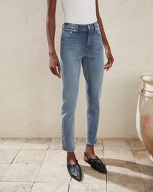 Womens | Ren Mid Rise Skinny Jeans | Blue Wash