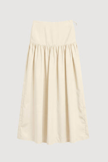 Bao Organic Cotton Drop-Waist Skirt (Petite) | Butter Yellow