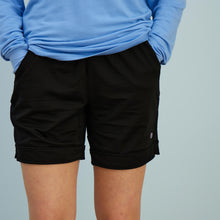 Lined Mesh Lounge Shorts | Black