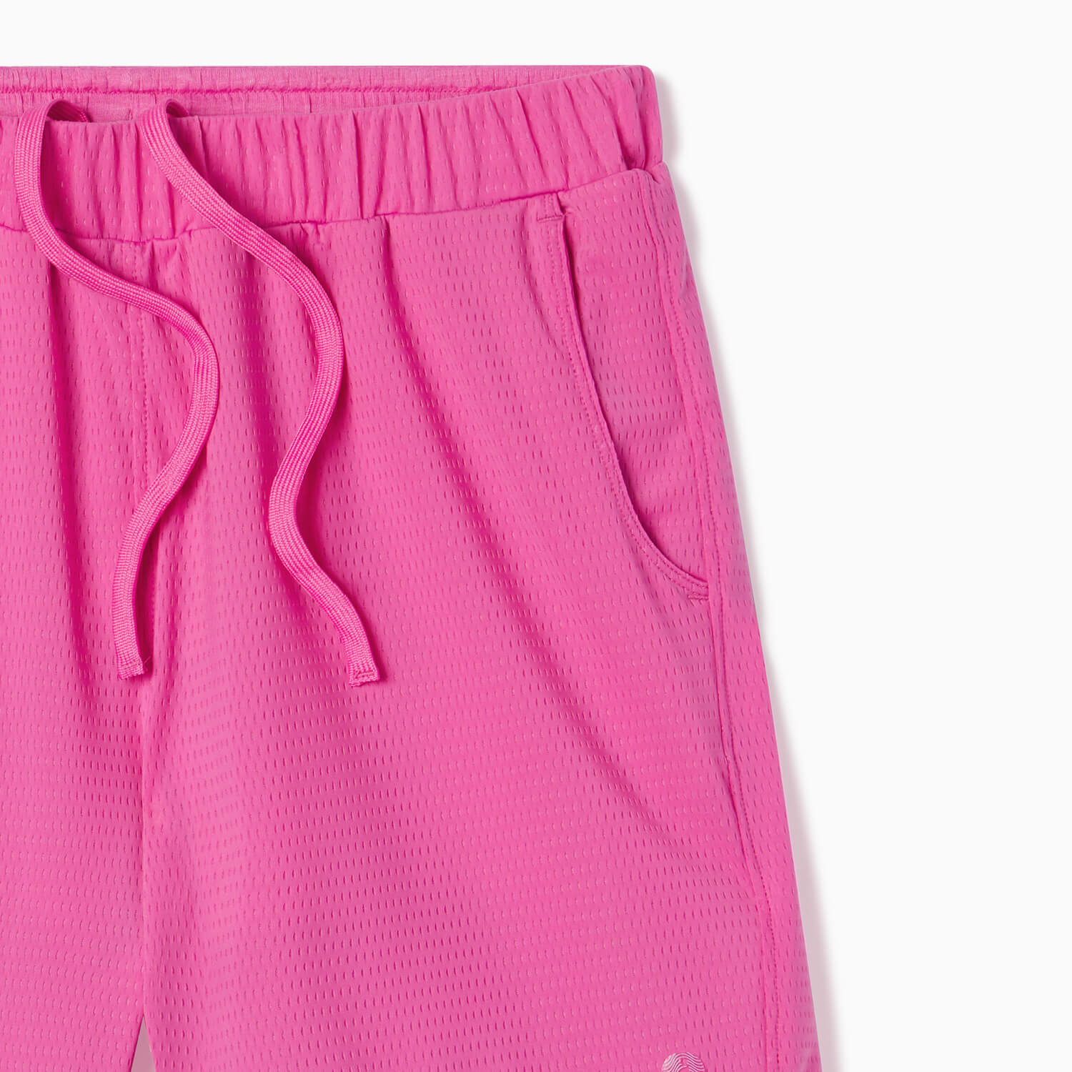 Breathable Mesh Lounge Shorts with Modal Lining | Hotter Pink