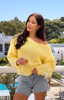 Bea Sweater | Yellow