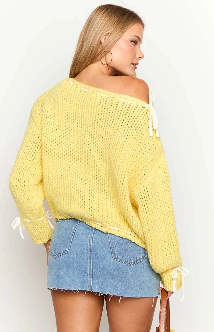 Bea Sweater | Yellow