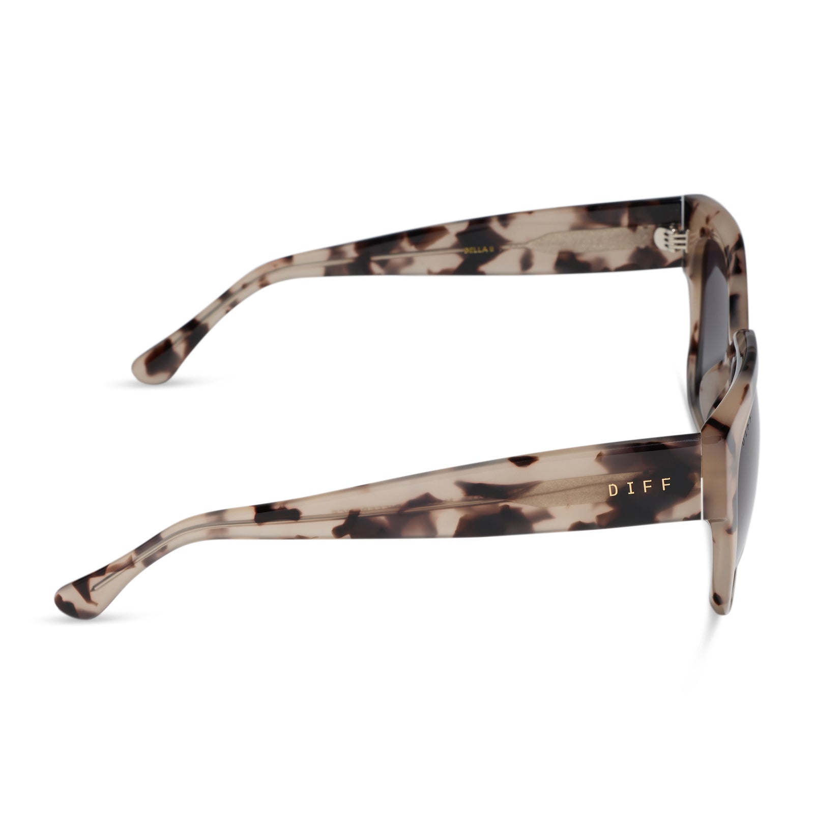 Womens | Bella II Sunglasses | Cream Tortoise | Grey Gradient Lenses